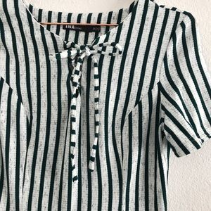 INA striped dress